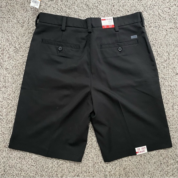 Mens IZOD Moisture Wicking Black Shorts | Size 33 - Picture 5 of 5